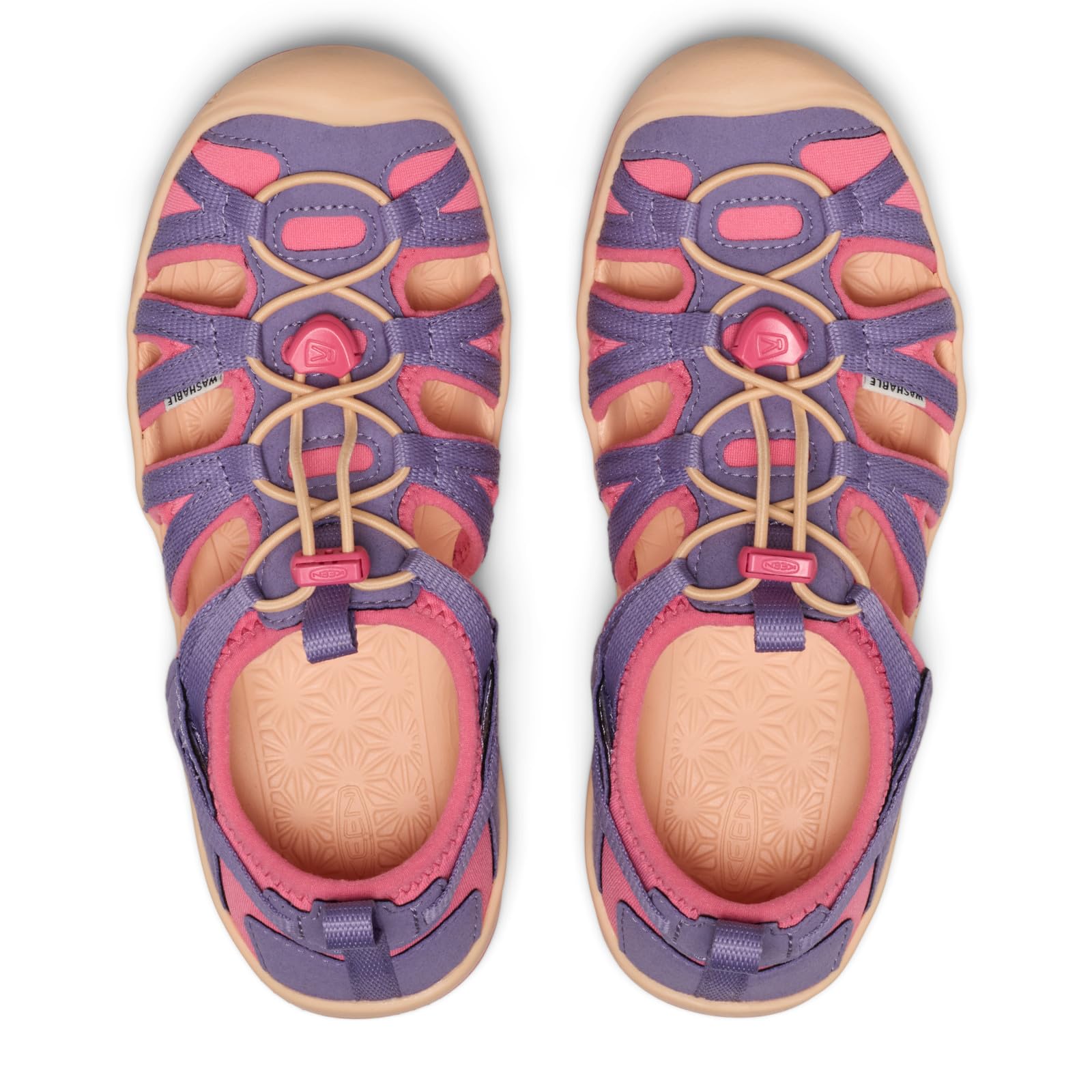KEEN Moxie Sandale 2022 Purple Wine/Nasturtium