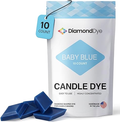 Tinte para velas azul bebé, fabricado en los Estados Unidos, colorantes de alta calidad, altamente concentrado, colores populares para parafina o