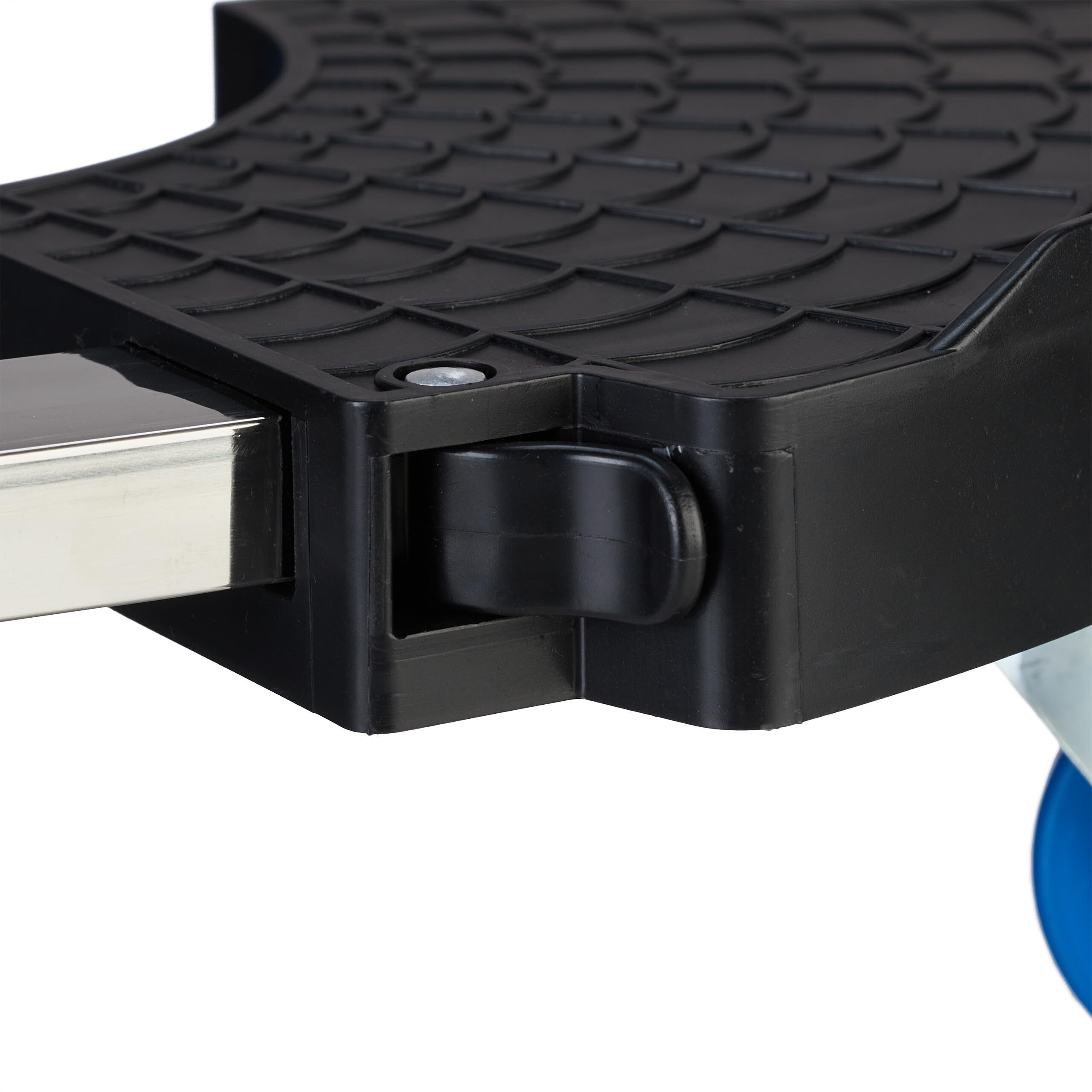 Relaxdays Support Plantes, Extensible, diamètre 40-57,5 cm, Plastique, Max. 200 kg, intérieur & extérieur, Gris foncé