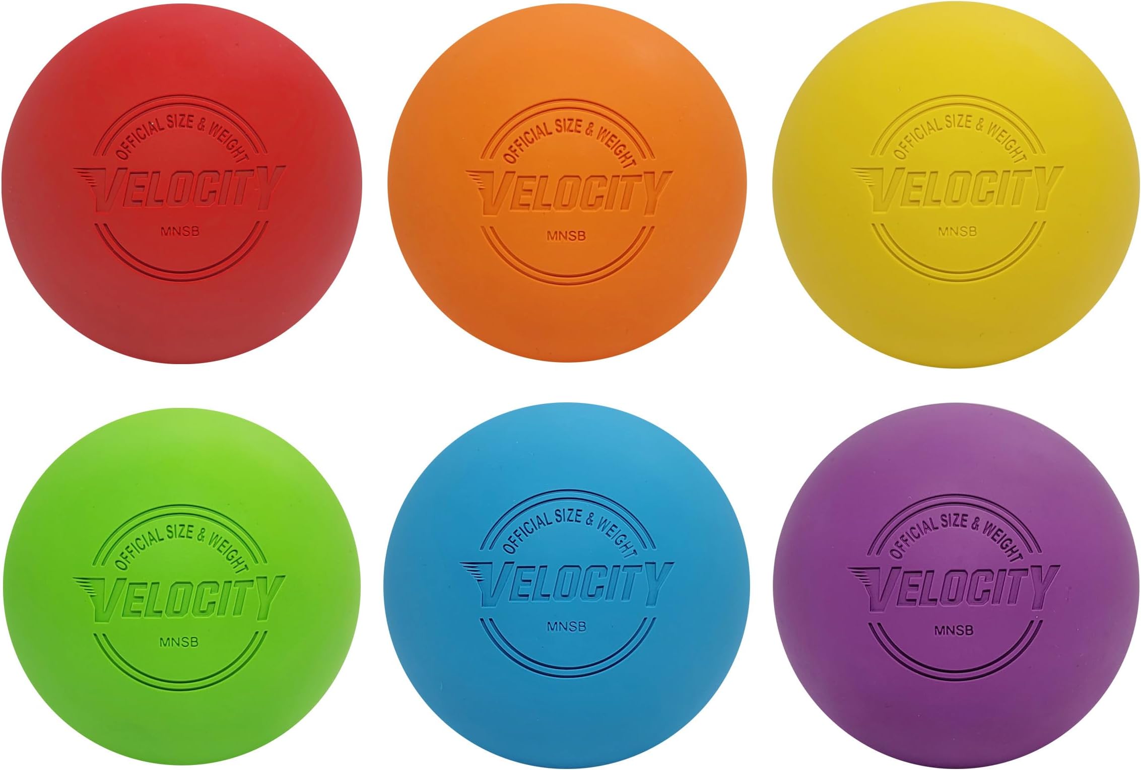 Velocity Lacrosse Balls - 1, 2, 3, 6, 12, 18, 24, 36, 60 and 120 Packs - for Practice, Official NFHS and College Approved Size