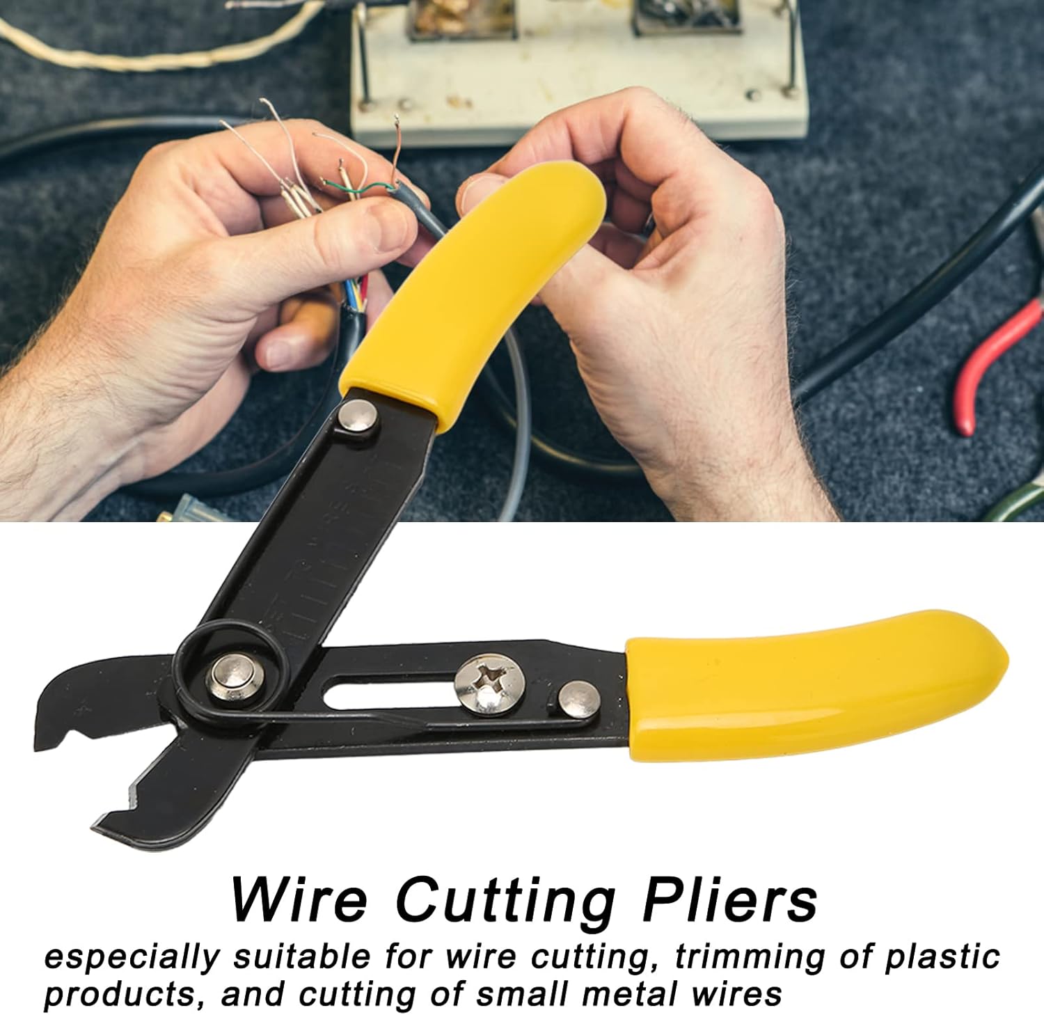 Wire stripper, heavy duty wire cutter for watch repair