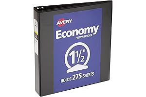 Avery Economy View 3 Ring Binder, 1.5 Inches Rings