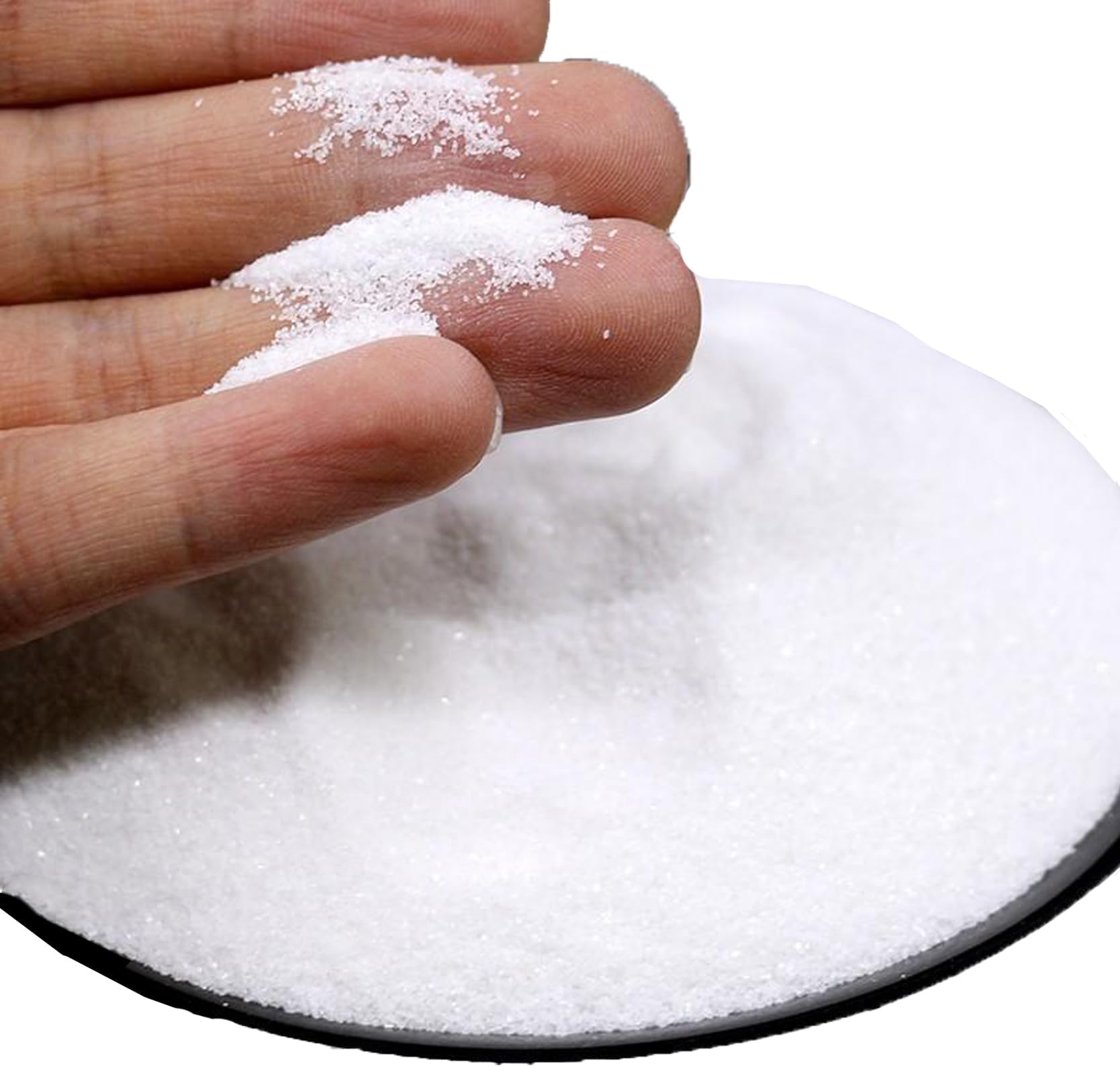 AOSWTLIF 4 Pound White Fine Quartz Sand - 80-120 Mesh, Ideal for Zen Gardens, DIY Painting, Incense Burners, Acrylic Texturing, Interior Decor & Vase Fillers