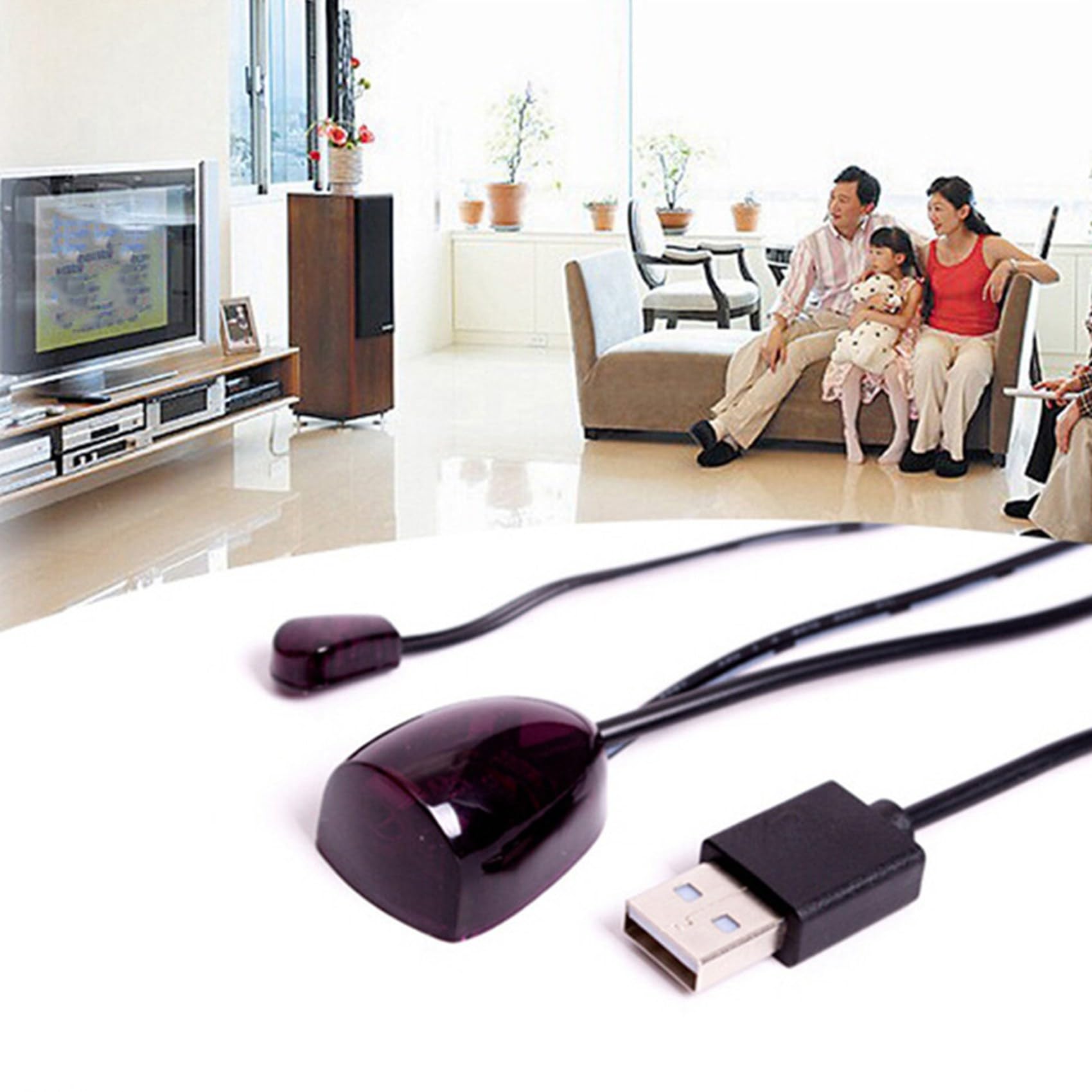 20X IR Extender Infrarouge IR Télécommande Récepteur USB IR Récepteur Adaptateur Émetteur pour Décodeur Câble Récepteur Stéréo HD TV