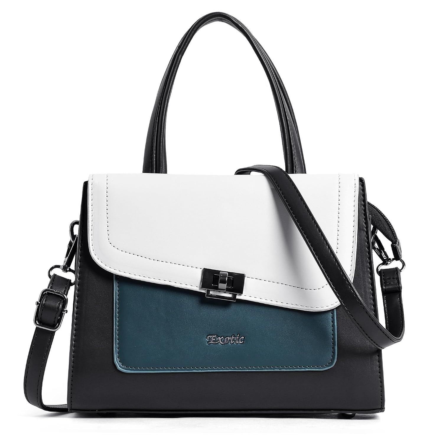 EXOTIC Premium® Everyday Glamour Front Flap Design Handbag for Women