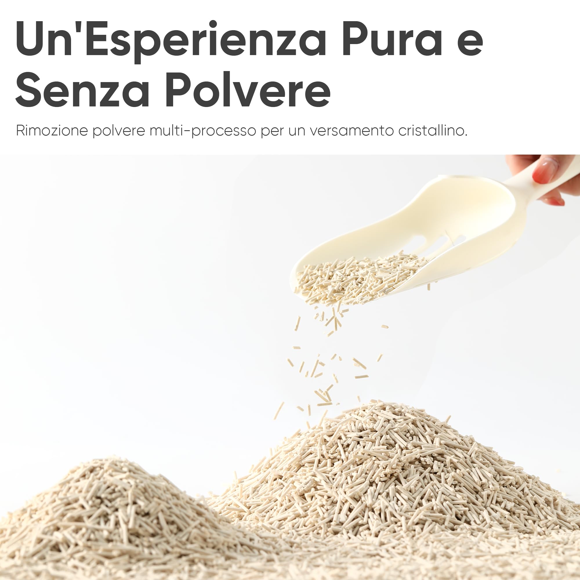 FUKUMARU Lettiera per Gatti al Tofu - 24L / 10,8kg, Lettiera Agglomerante Naturale di Mais e Fagioli, Senza Polvere, Biodegradabile, Agglomerazione Rapida, Controllo Odori Efficace, Smaltibile nel WC.