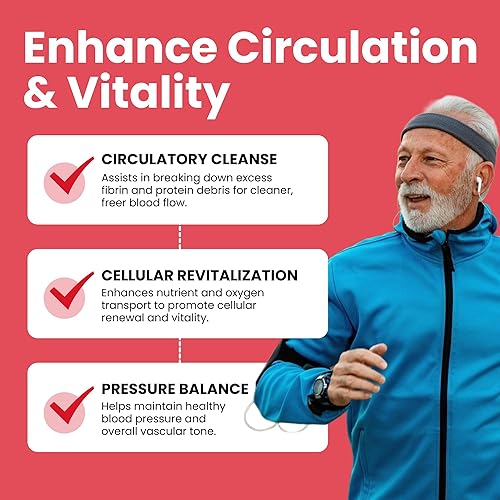 Miniatura 3 de Luma Nutrition Suplemento de Nattokinase - Natto 4000 FU por porción, soporte premium para la salud del corazón - Vegano y sin gluten - 60 cápsulas