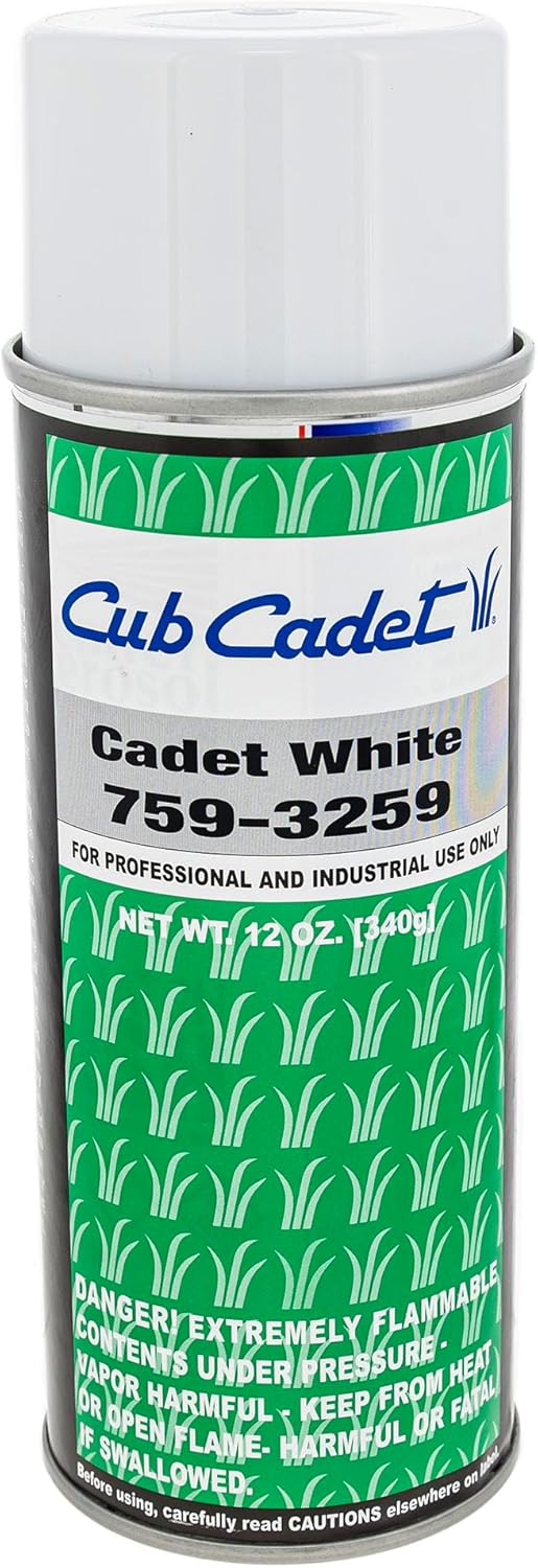 CUB CADET 759-3259 Cadet White Spray Paint 12oz Aerosol Spray Can IH-991115-R2