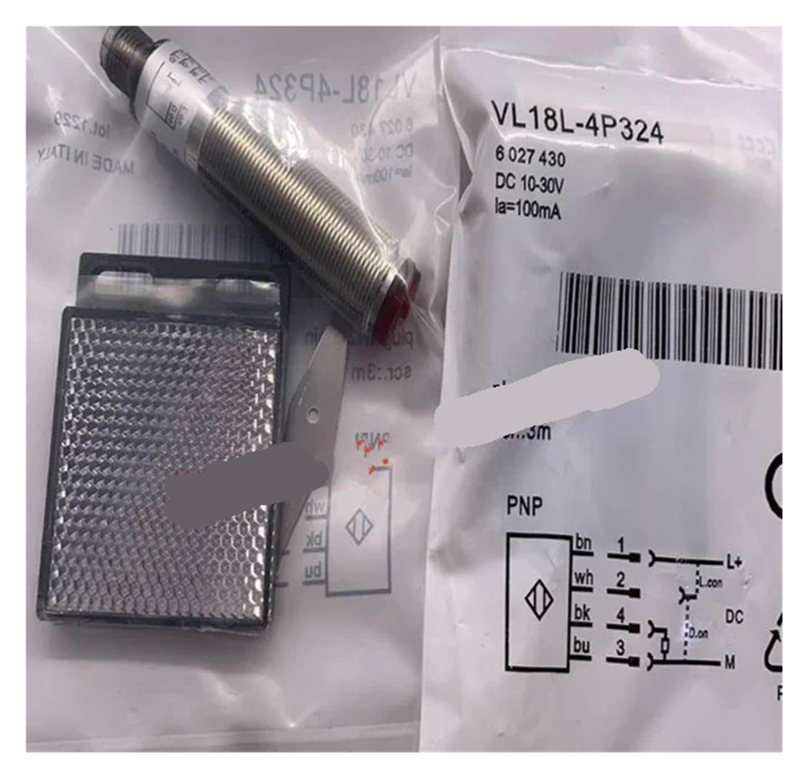 XDDQWSWA 2pcs photoelectric switch VL18L-4P324 VL18L-4N324(Other consult)