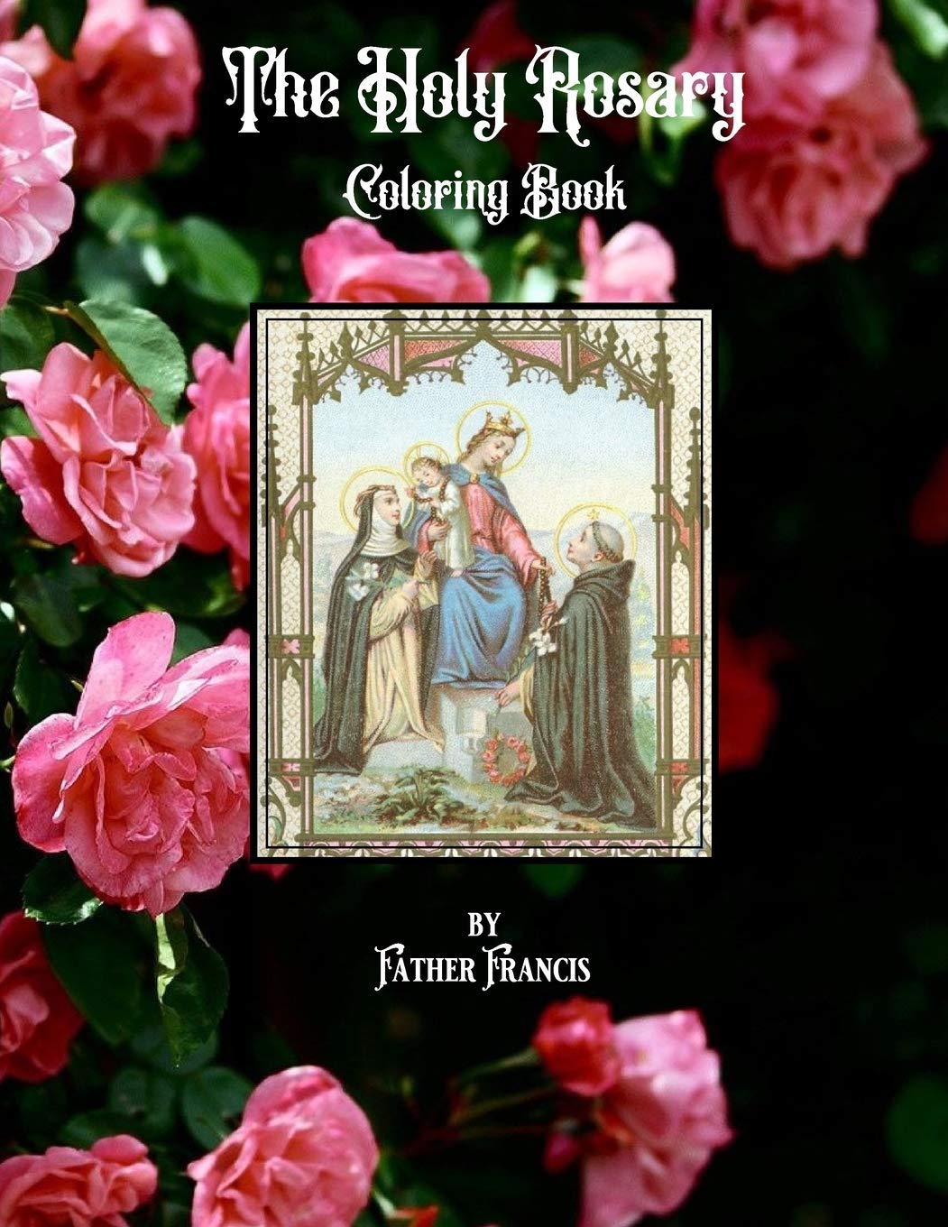 The Holy Rosary Coloring Book: 20 (St. Jerome Library Coloring Book)