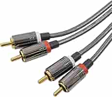 Amazon | ハイグレード オーディオコード 2ピン - 2ピン RCA