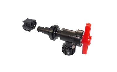 PEXLOCK 30895 Wash Valve, 1/2" x 3/4" MGH, Red/Black
