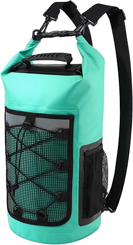 Pimoys Bolsa seca, mochila impermeable de 25 L, bolsas secas para kayak para mujeres y hombres, bolsa de viaje al aire libre enrollable para