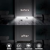 Vista 5 de Marwood Tope decorativo para debajo de la puerta, de 30 pulgadas, para puerta y ventana, tapón de aire de animal con peso, bloqueador de ruido