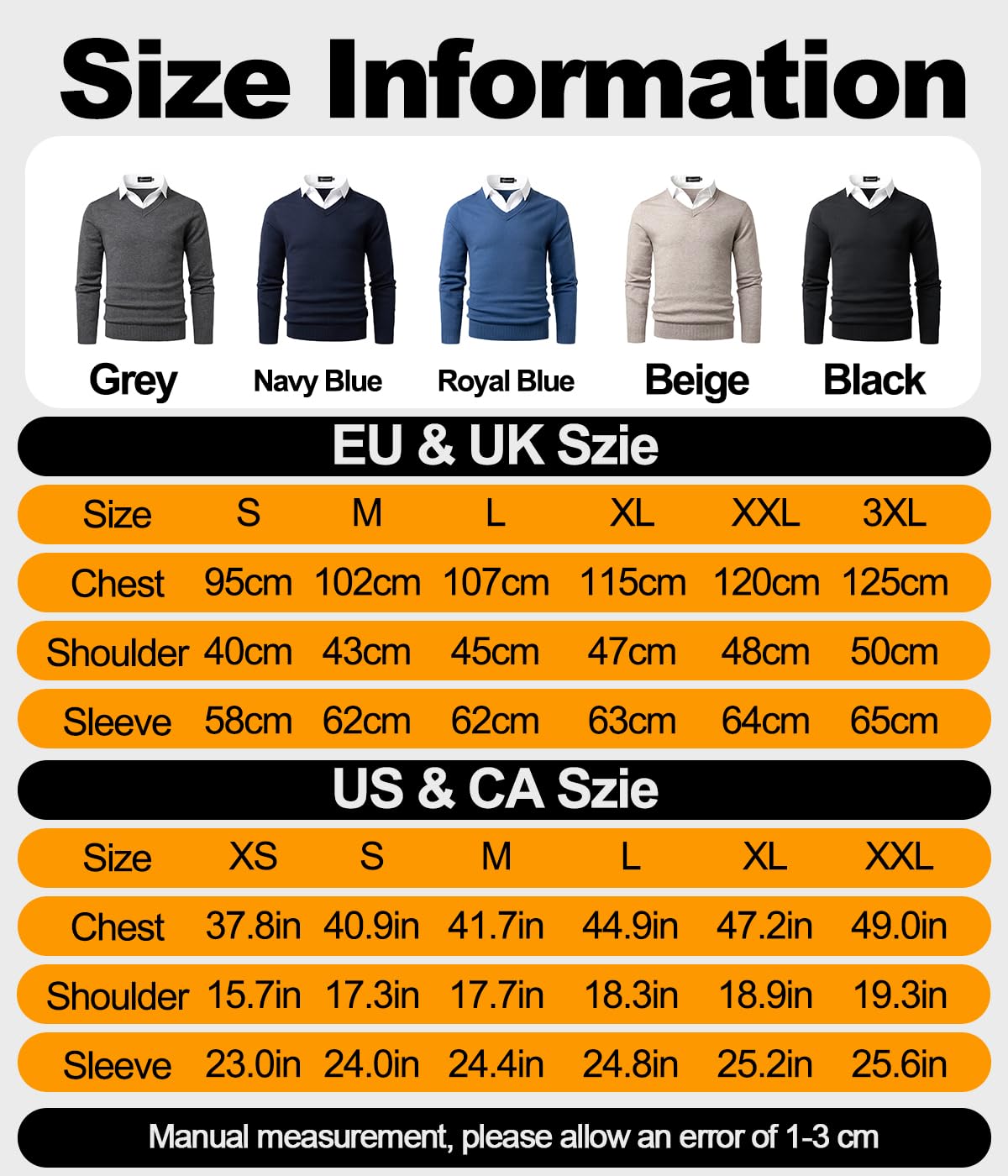 Pull en Maille Fine Homme V Neck Chandail Classique avec Col de Chemise Automne Hiver Tricot Basique Pullover Uni Sweaters