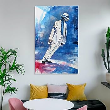 Amazon.co.jp: マイケルジャクソン グッズ 絵画ポスター キャンバス