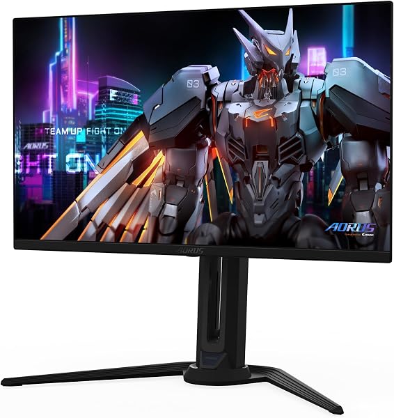 GIGABYTE AORUS FO27Q5P Moniteur de Jeu OLED QHD – 2560 x 1440, 500 Hz, 0,03 ms, KVM, 300 CD/m², FreeSync Premium Pro, DisplayHDR True Black 500, DisplayPort 2.1 - 2