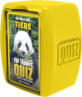 Winning Moves TRUMPS Quiz - Welt der Tiere - Quiz-Kartenspiel - Alter 7+ - Deutsch WIN47339