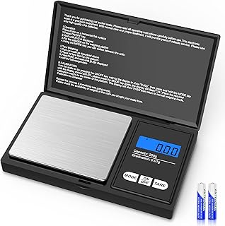 SUIDREAMS Digital Pocket Scale, 200g Digital Food Kitchen Scale Weight Grams and Ounces for Jewelry, Coins, Powder, Herbs,...
