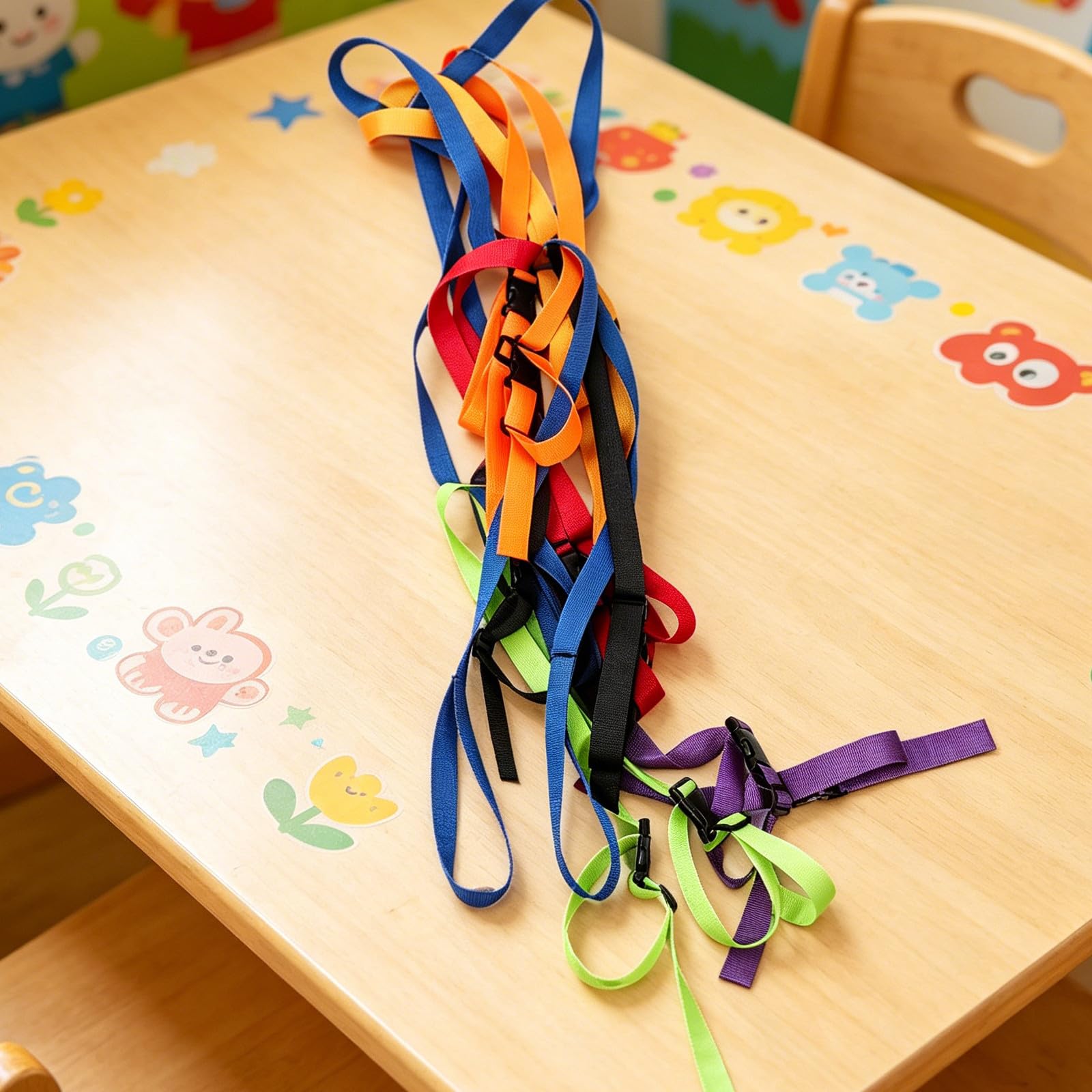 Hemobllo Cinturón de Seguridad para Ajustable de Nylon con Diseño de Cintura Ajustable para Actividades Escolares y Protección contra Pérdidas