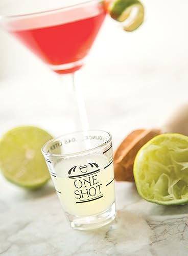 Miniatura 2 de Fox Run Vaso de chupito de medición, 2 x 2 x 2.25 pulgadas, transparente, 1 unidad (paquete de 2)