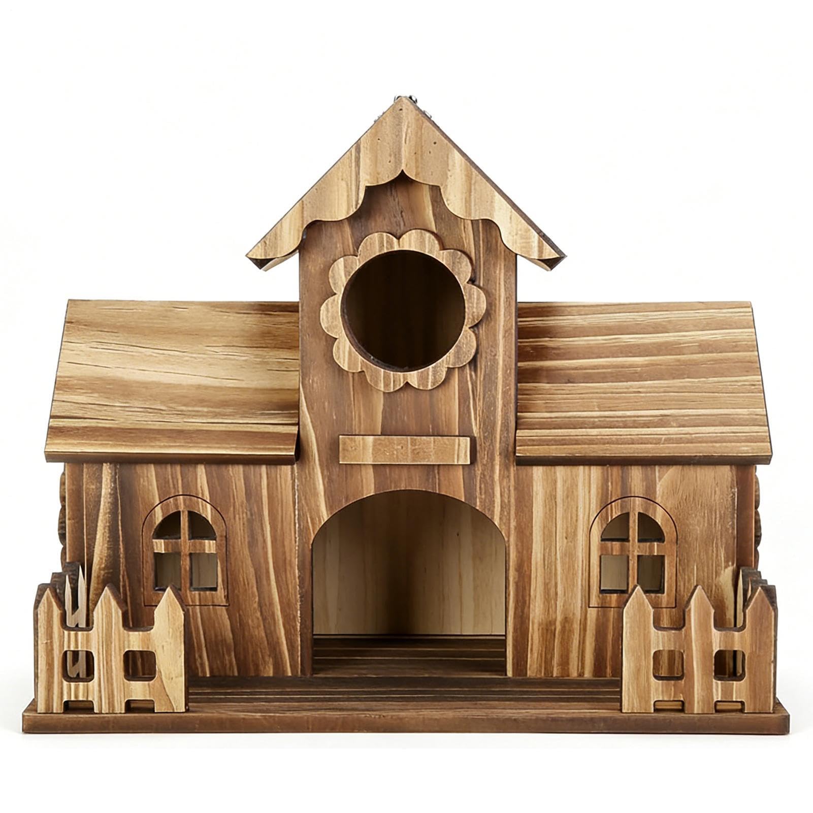 Maison pour oiseaux rustique pour protéger la faune de votre cour