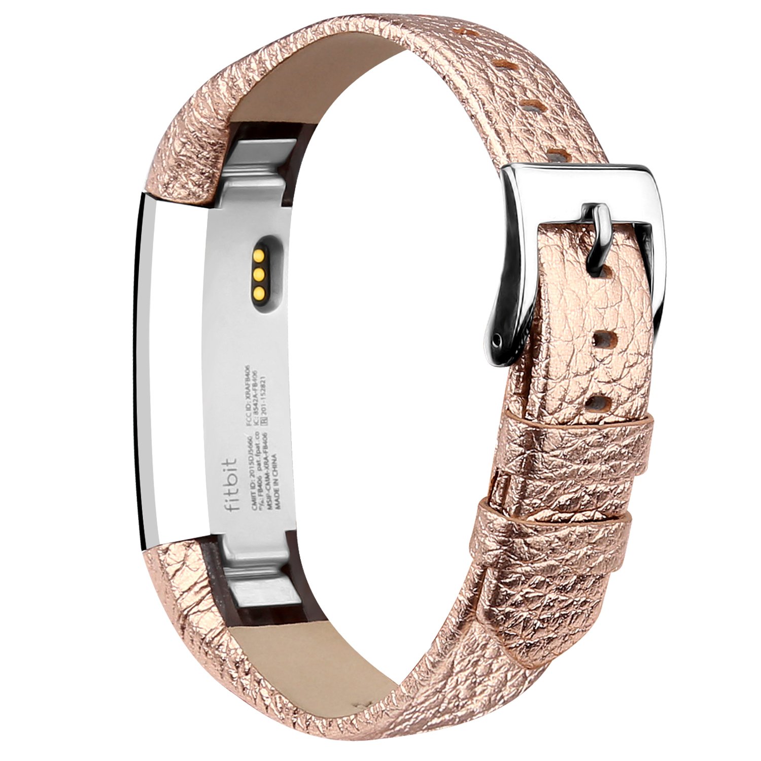 iGK Genuine Leather Replacement Compatible for Fitbit Alta Band and Fitbit Alta HR Bands, Leather Wristbands Straps for Women Men