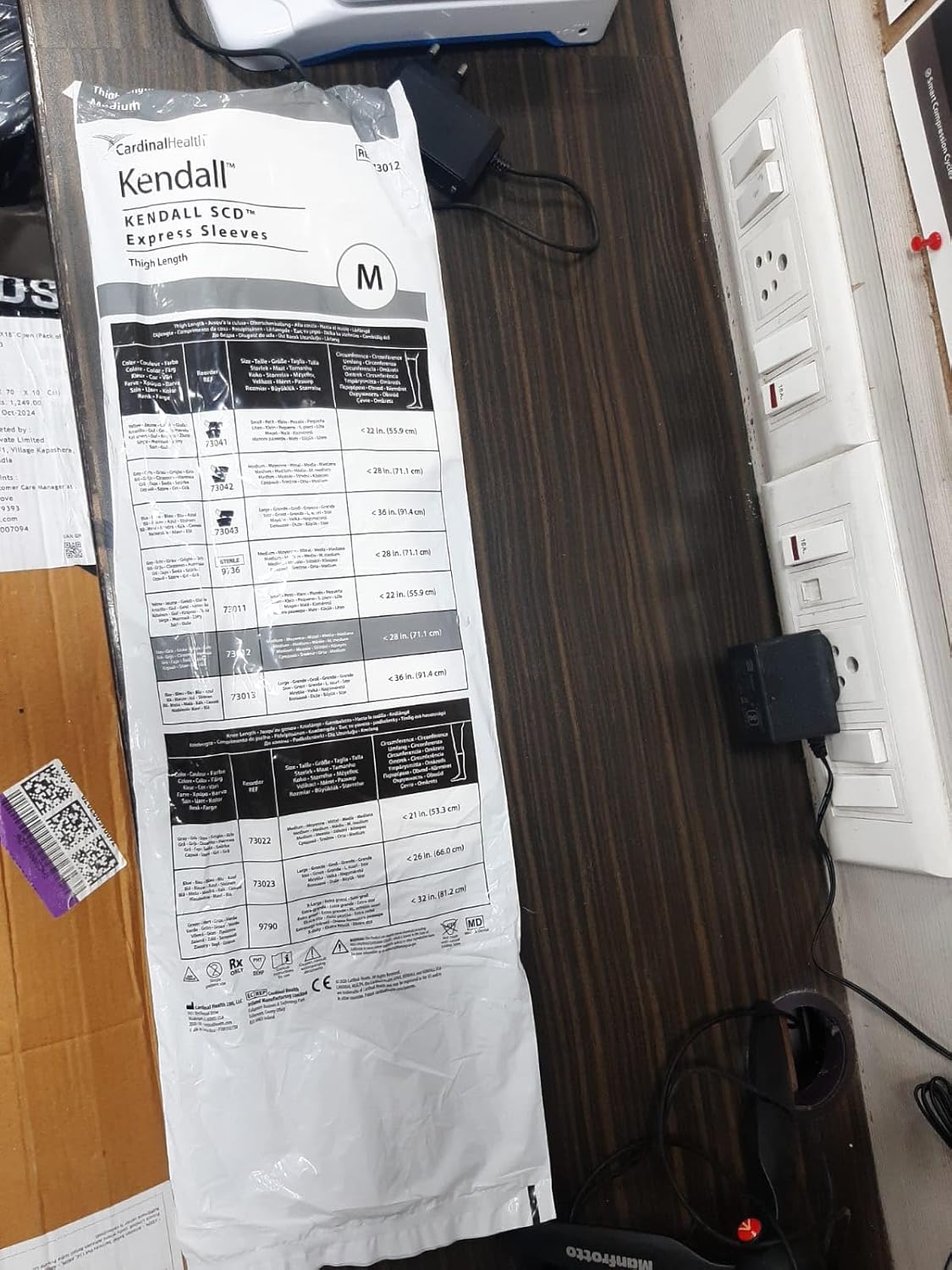 Thigh Length Sleeves | WhiteShield Enterprises | Designed for Sequential Compression Devices | Suitable for Home and Travel Use | Fits Thigh Circumference 71.1 to 91.4 cm Thigh Length Sleeves | WhiteShield Enterprises | Designed for Sequential Compression Devices | Suitable for Home and Travel Use | Fits Thigh Circumference 71.1 to 91.4 cm