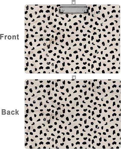 Miniatura 8 de Portapapeles acrílico con purpurina horizontal, tamaño estándar A4, bonitos portapapeles con clip de perfil bajo para dibujar, suministros de arte