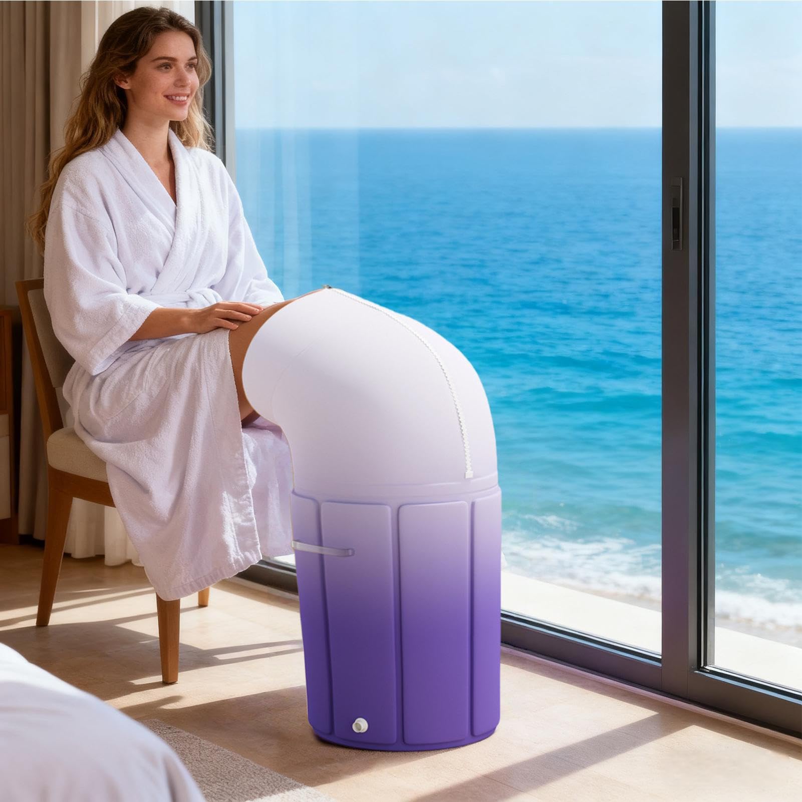 Vasca da bagno pieghevole per pediluvio spa, design massaggiante anti-ribaltamento, per anziani, donne, uomini, anziani e , per viaggi, casa, spa, hotel, dormitorio e bagni