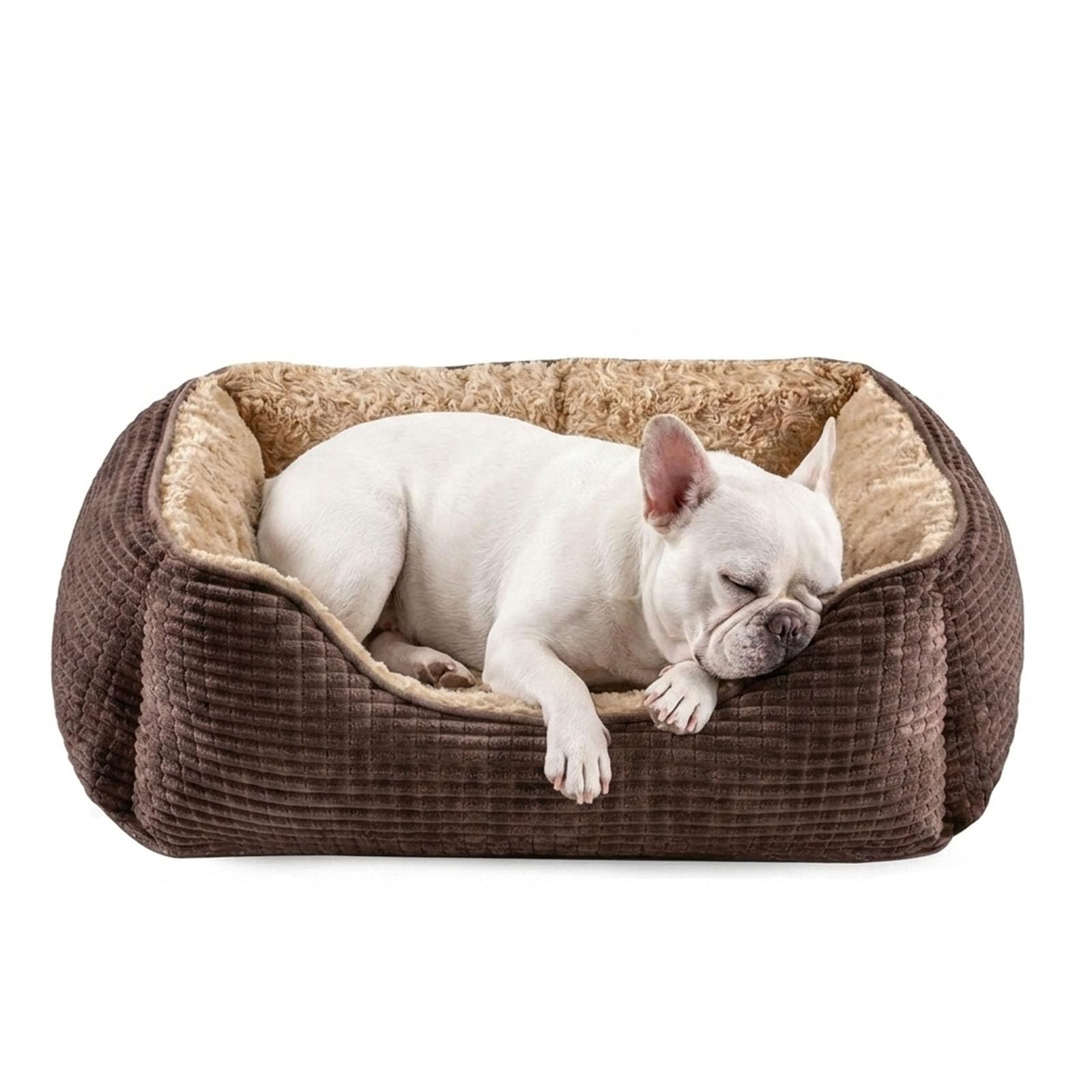 JOEJOY Small Dog Bed Washable Pet Bed, Calming Dog Bed Orthopedic, 51x48cm — image 1