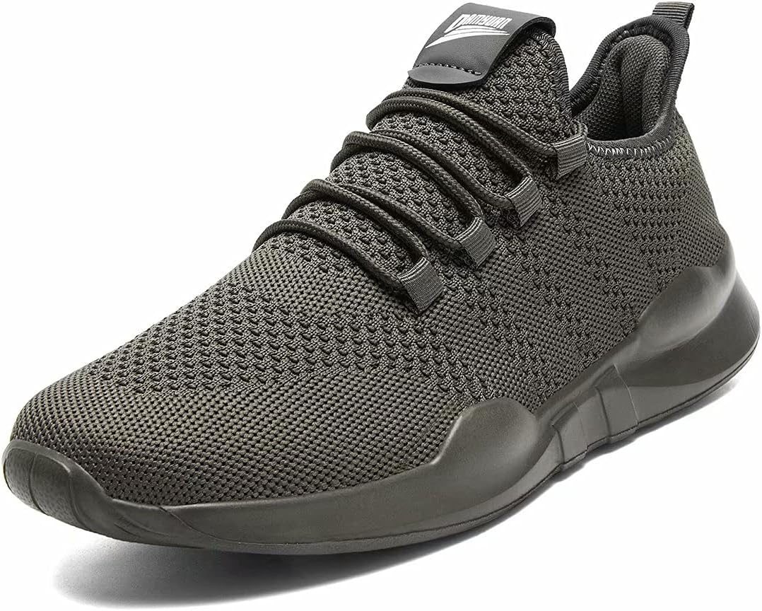 AZSDXSMens Running Trainers Lightweight Walking Shoes Fashion Breathable Jogging Athletic Sneakers Casual Breathable Gym Tennis Fitness Sport Outdoor Shoes