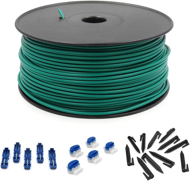iXium Robotic Lawn Mower Installation Kit Includes 150m Boundary Cable Docking Station Connectors Scotchlocks Plastic Pegs