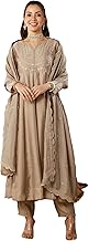 MOKOSH Women's Silk Embroidered Anarkali Set (444)
