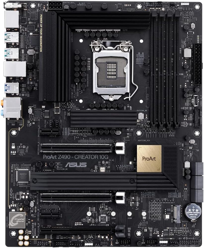 ASUS ProArt Z490-CREATOR 10G Motherboard Angled View
