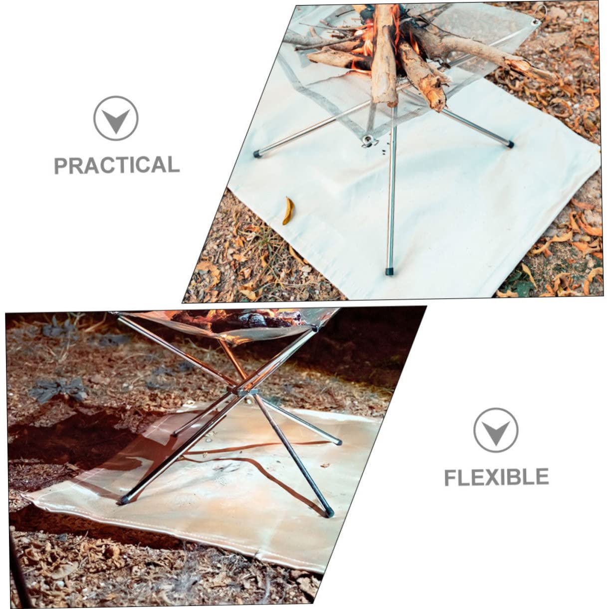 HANABASS 1 Set Outdoor Cloth Fire Retardant Blankets Fireproof Blanket Outdoor Camping Mat Fire Blankets Portable Fire Blanket Fire Place Mat Fire Proof Blanket Fire Mat