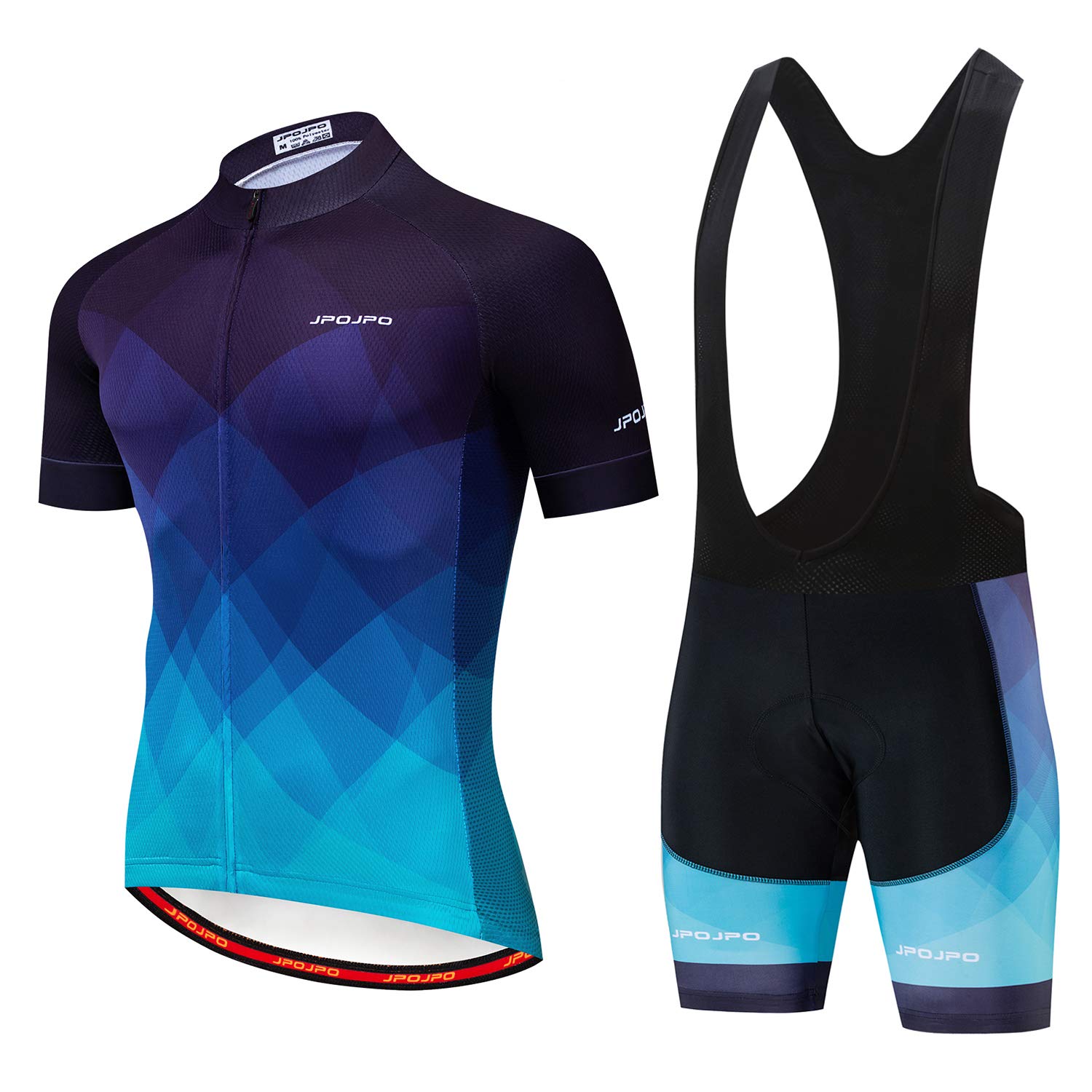 Men's Cycling Jersey,Bicycle Short Sleeve Summer Outdoor Sports Cycling Bib Shorts