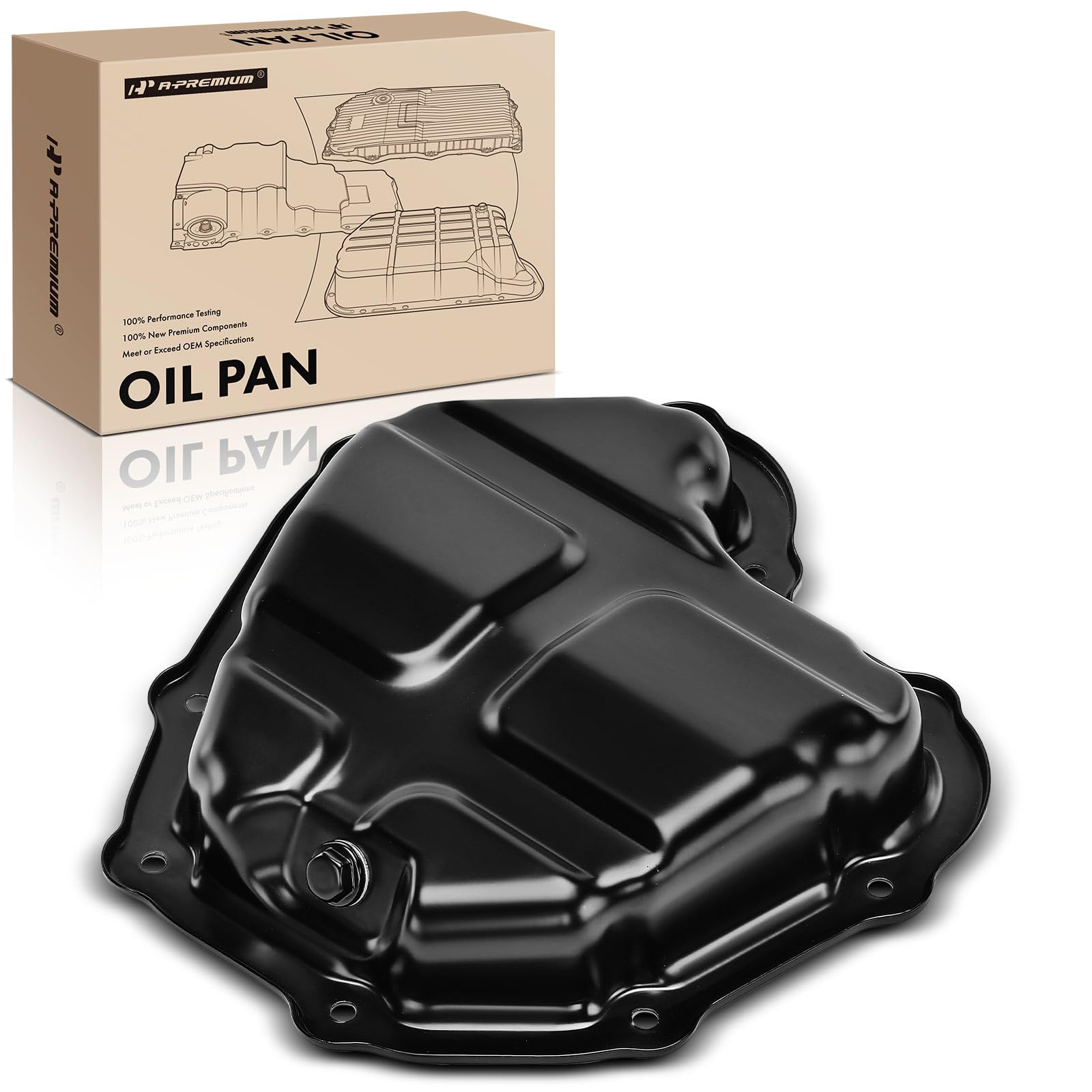 Amazon.com: A-Premium Lower Engine Oil Pan Sump with Drain Plug