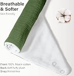NISXABEBE Muslin Bébés 6-Pack Bébé Drool Bandana Bibs pour bébé Filles Garçons Bébé Nouveau-né Tout-petit Drooling et Dentition
