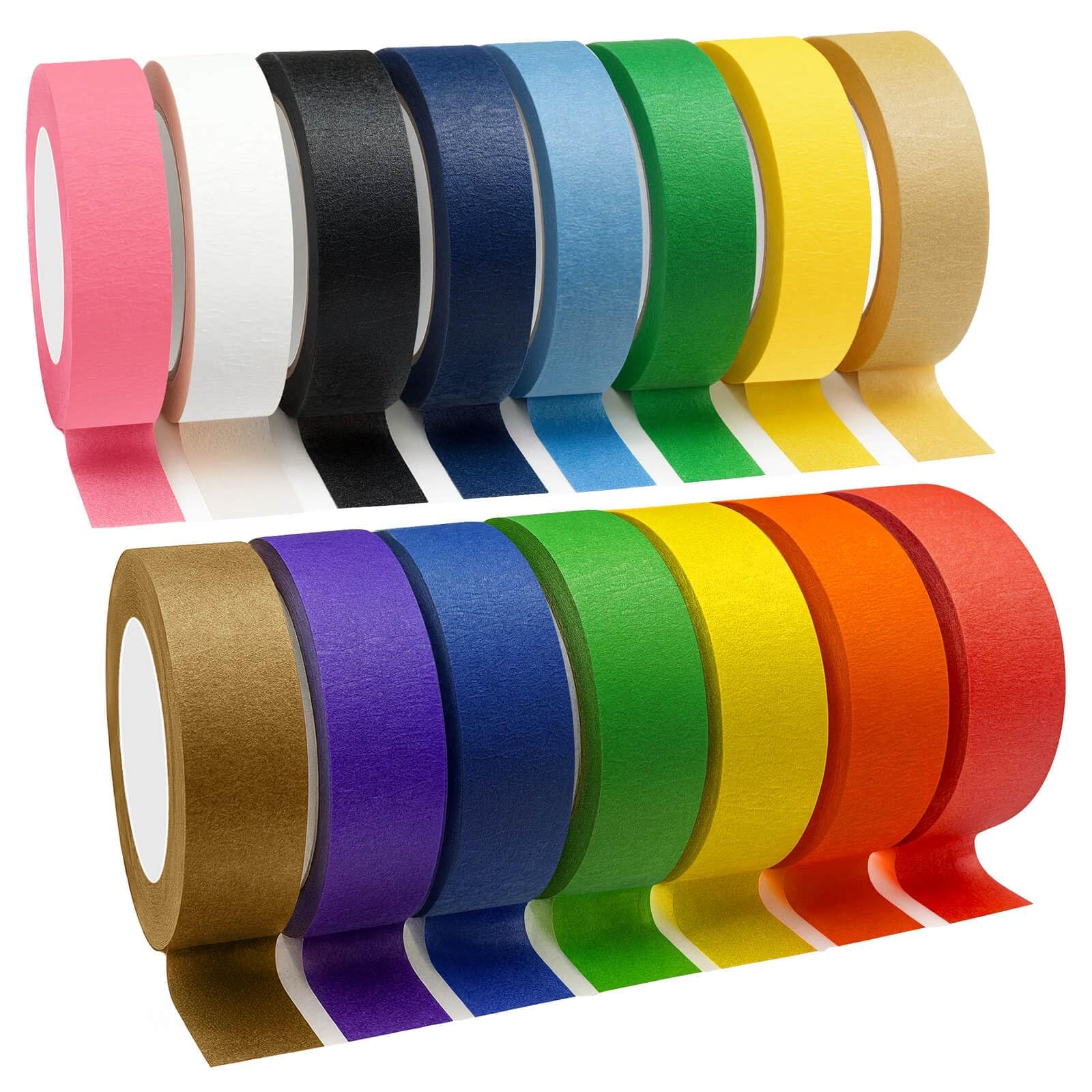 Amazon.com: Piokio 15 Roll Multi Pack Colored Washi Tape | 492