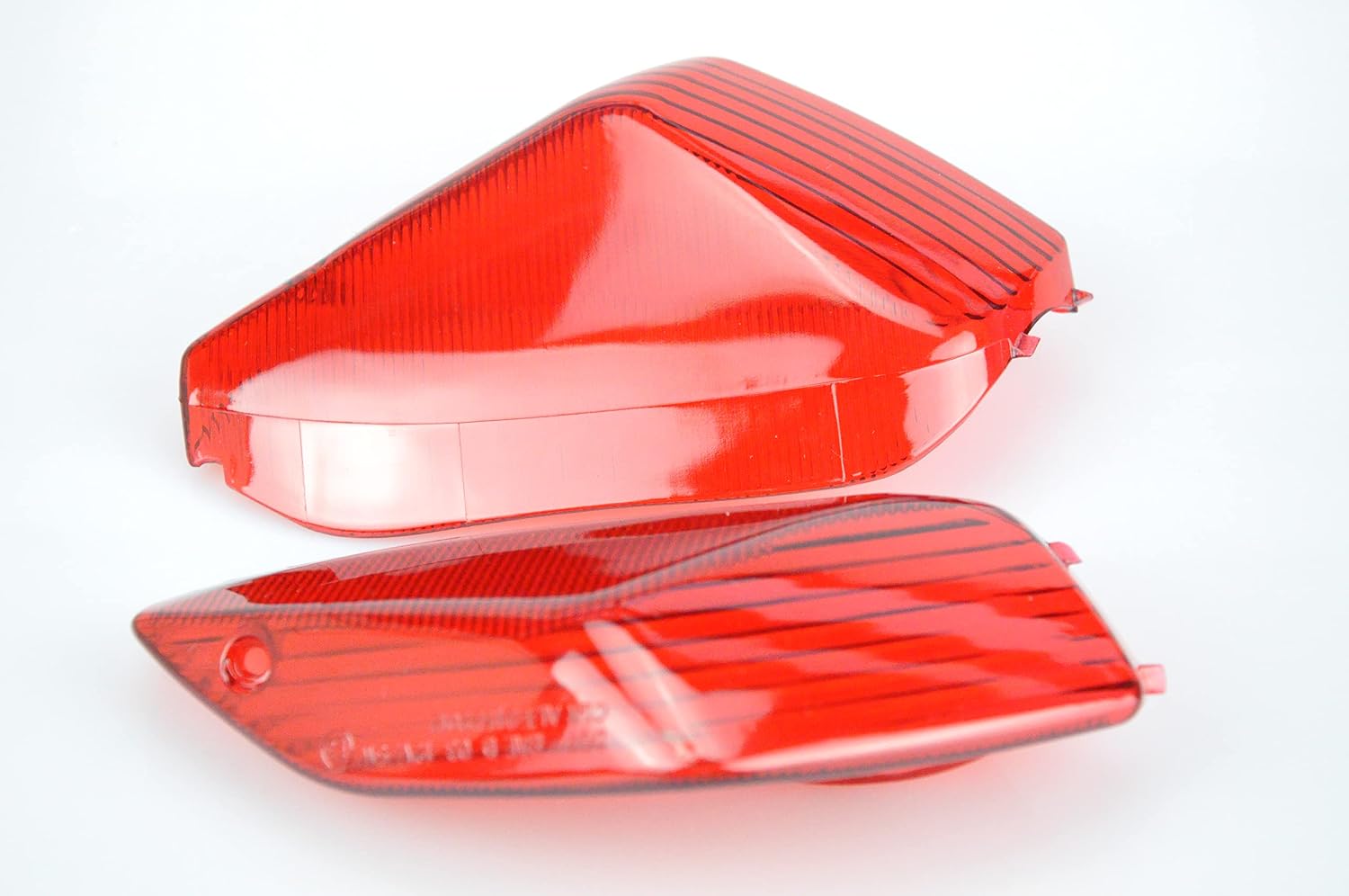 TOPZONE Compatible for Kawasaki 2008-2017 Concours 14 / ABS; 2006-2019 ZZR1400 / ABS; Rear Idicator Lamp Turn Signal Blinker Flasher Lens (Red lens)