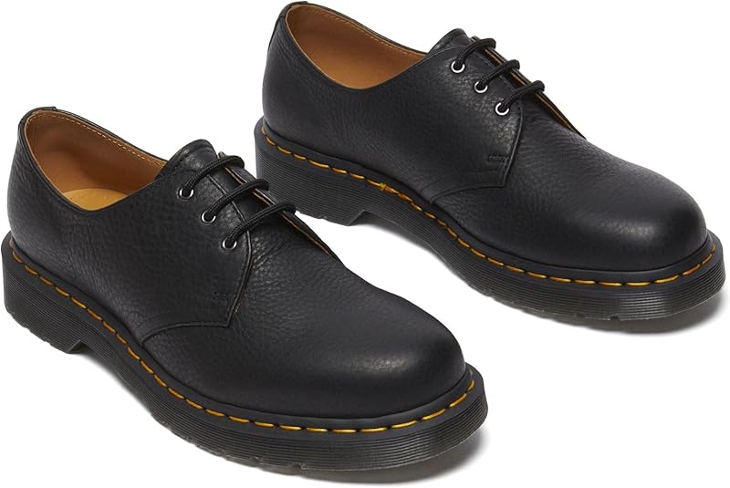 Dr. Martens Unisex 1461 3 Eye Shoe Oxford, Black/Black, 9 Women/8