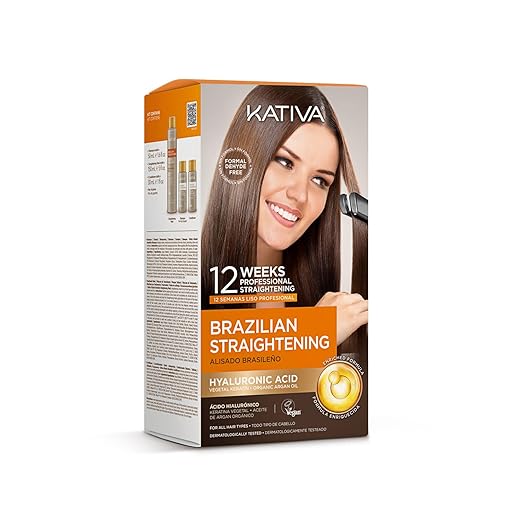 Kativa Brazilian Home Straightening Kit With Keratin