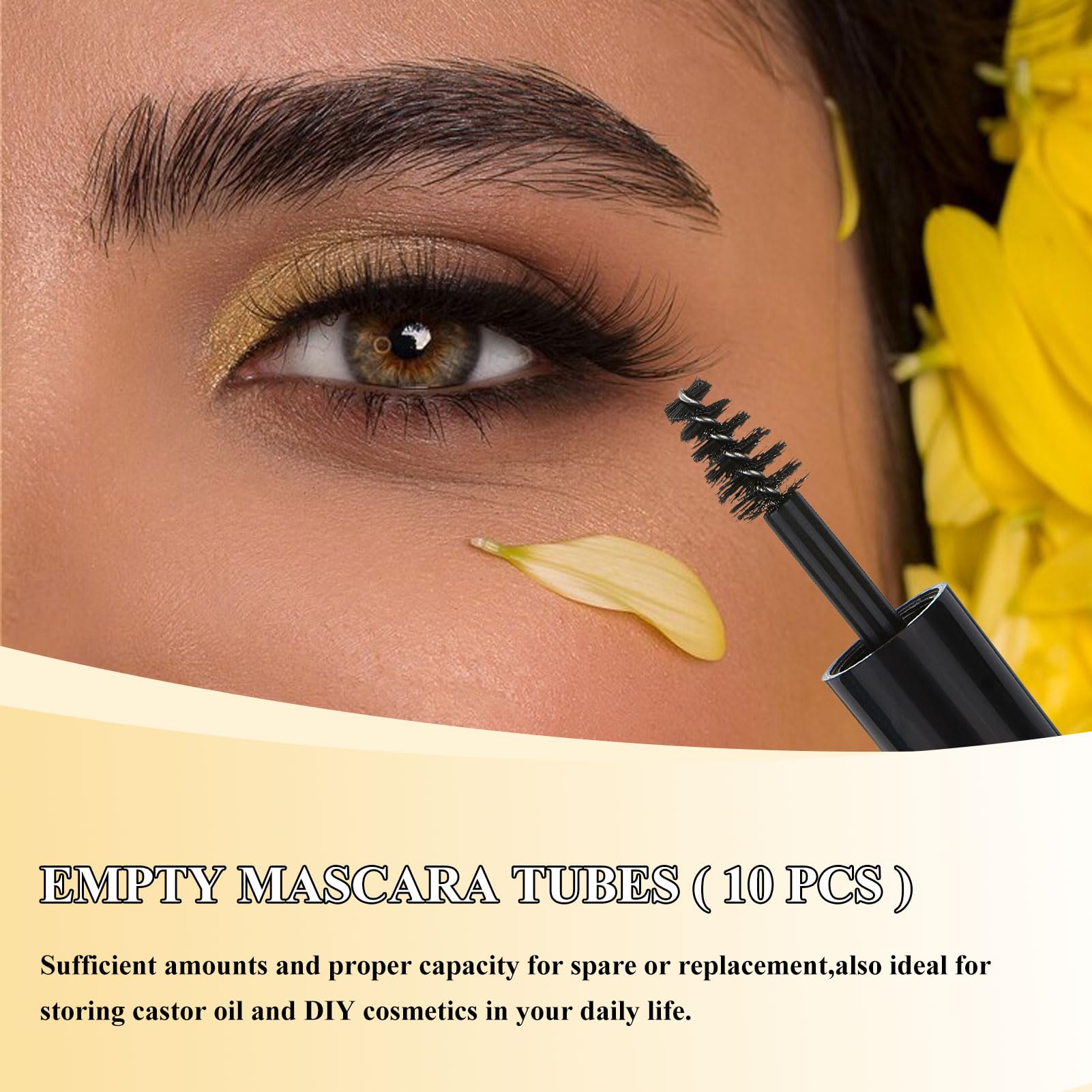 15 Leere Mascara-Tuben Zum Selbstbefüllen – Transparent, Mit Trichter & Gummieinsätzen