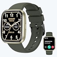 Vista 9 de Relojes inteligentes para mujer, llamada Bluetooth de 1.75 pulgadas, reloj inteligente de voz AI, monitor de frecuencia cardíaca 24/7, monitor