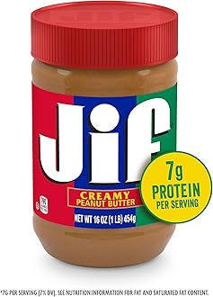 Jif Creamy Peanut Butter, 16 Oz. Jar