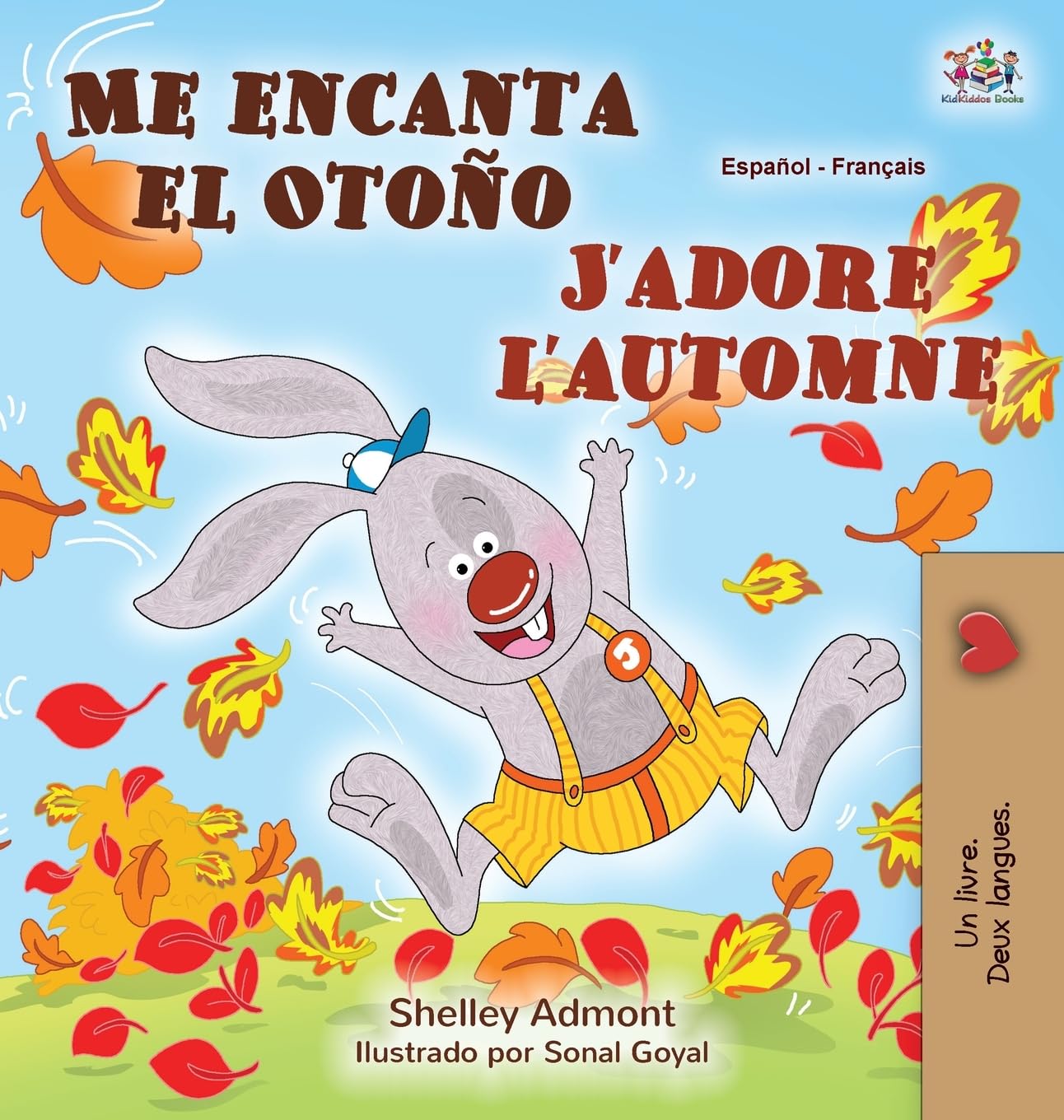 J'adore l'automne (Livre Pour Enfants Bilingue Espagnol-français) (Collection Bilingue Espagnol-Français)