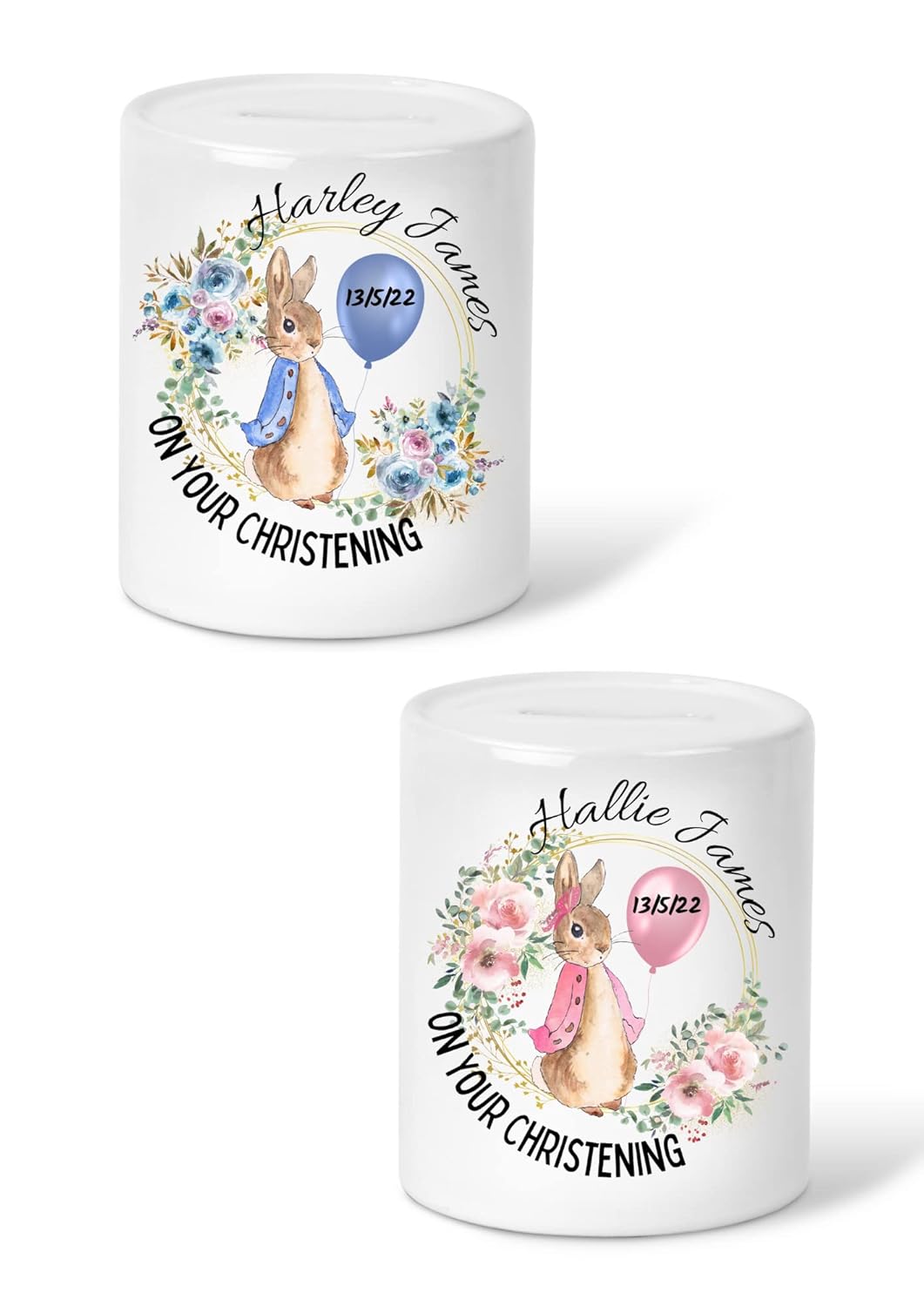 Personalised Christening Gift, Personalised Money Box , Baptism Gift