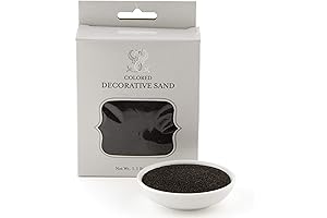 Deep Black Crystalline Quartz Sand: Create Unforgettable Wedding Memories