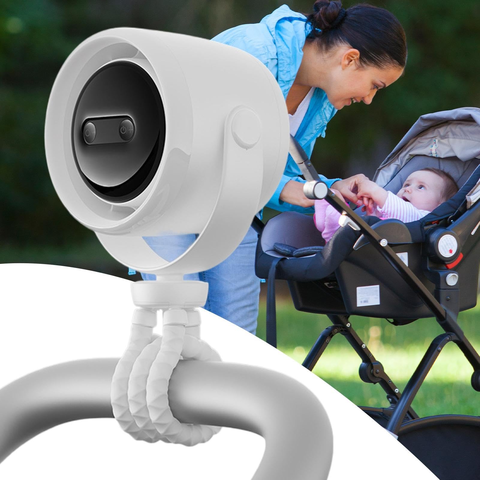 Mini Ventilateur Portable À Clip Poussette Bébé Portable Ventilador Clip | Ventilateur Bébé Poussette Portable Camping Bureau Et Siège De Voiture Arrière
